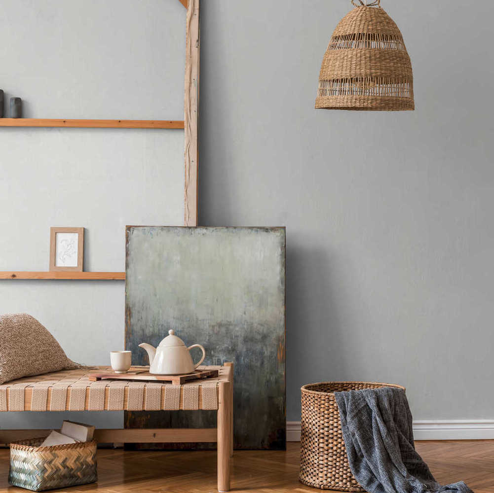 Metropolitan Stories 2 - Seamless Linen Look Sophistication plain wallpaper AS Creation    