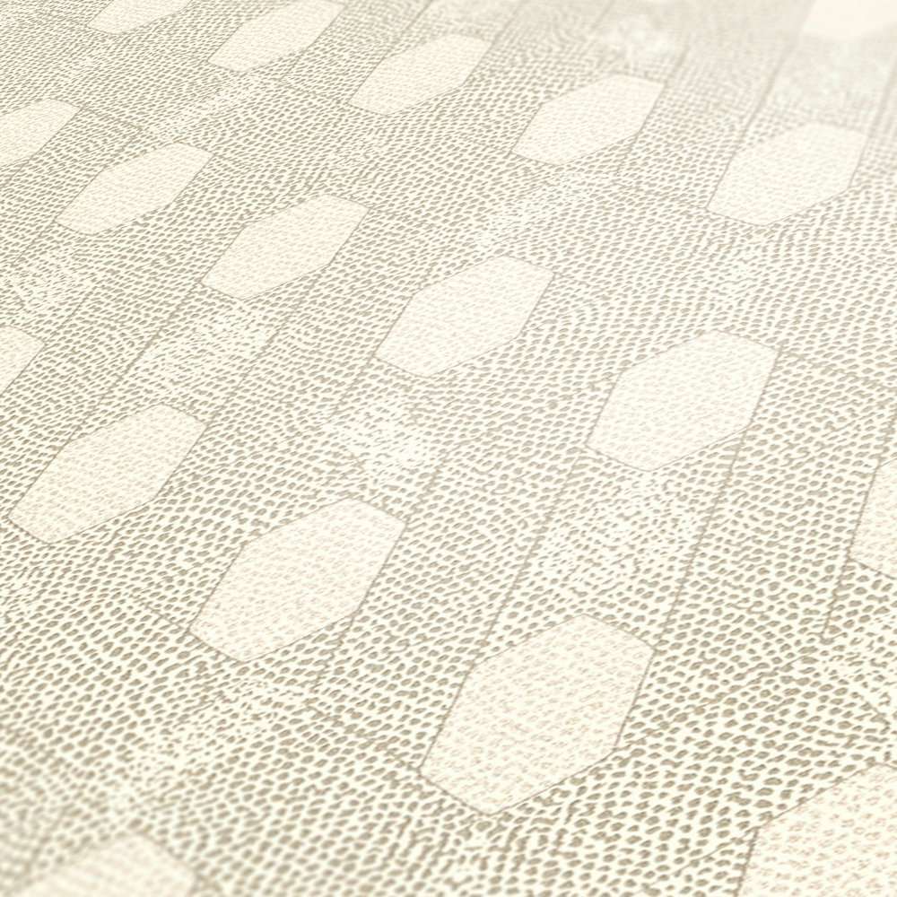 Absolutely Chic - Polka-Diamond Chic geometric wallpaper AS Creation    