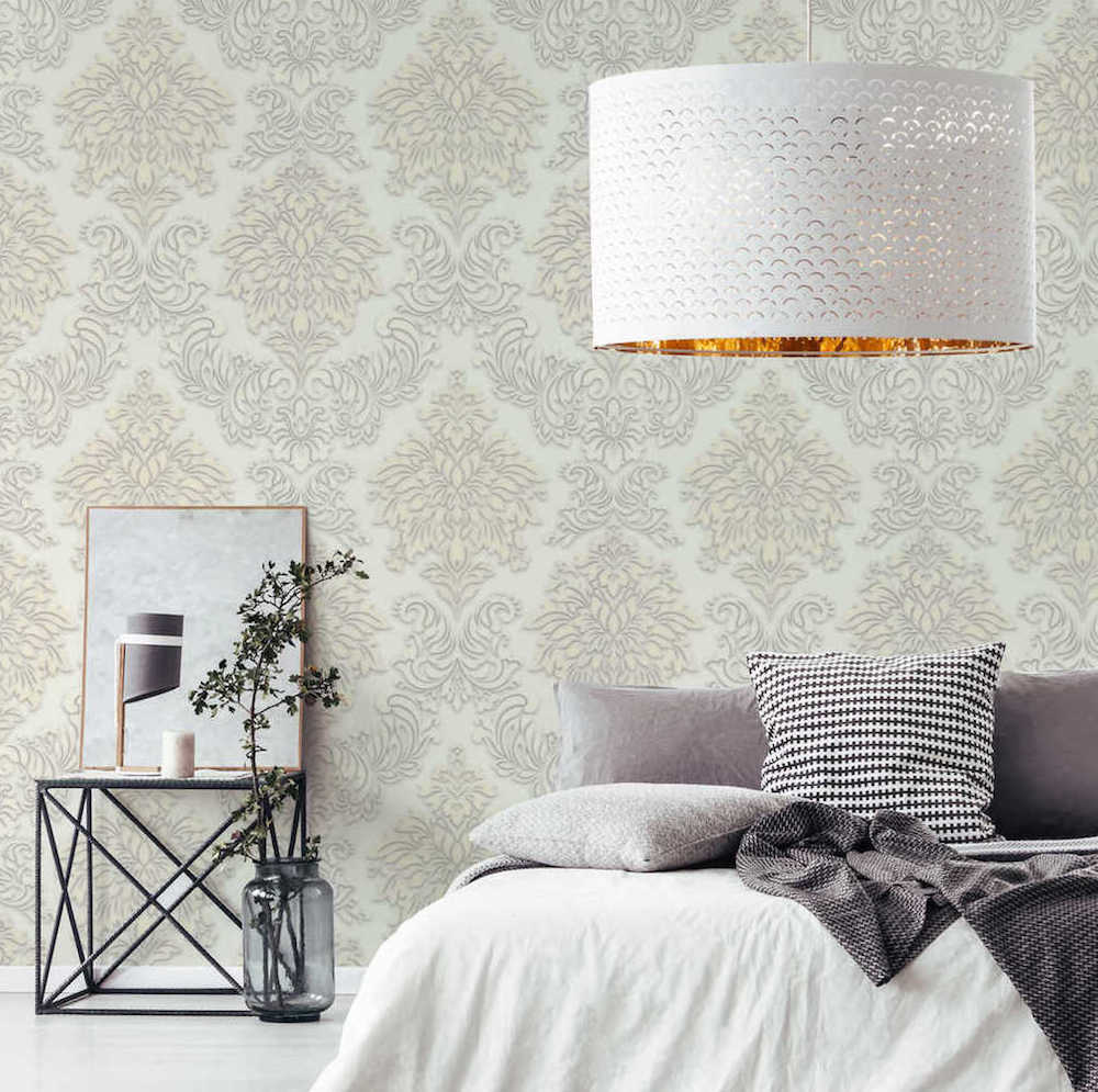 Metropolitan Stories - Touch Of Glitter damask wallpaper AS Creation    