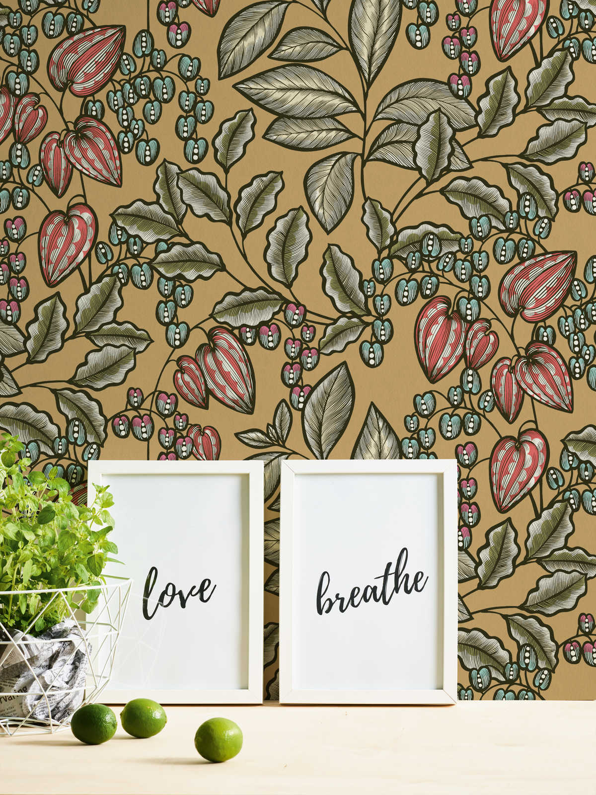 Floral Impression - Botanical Delight botanical wallpaper AS Creation    