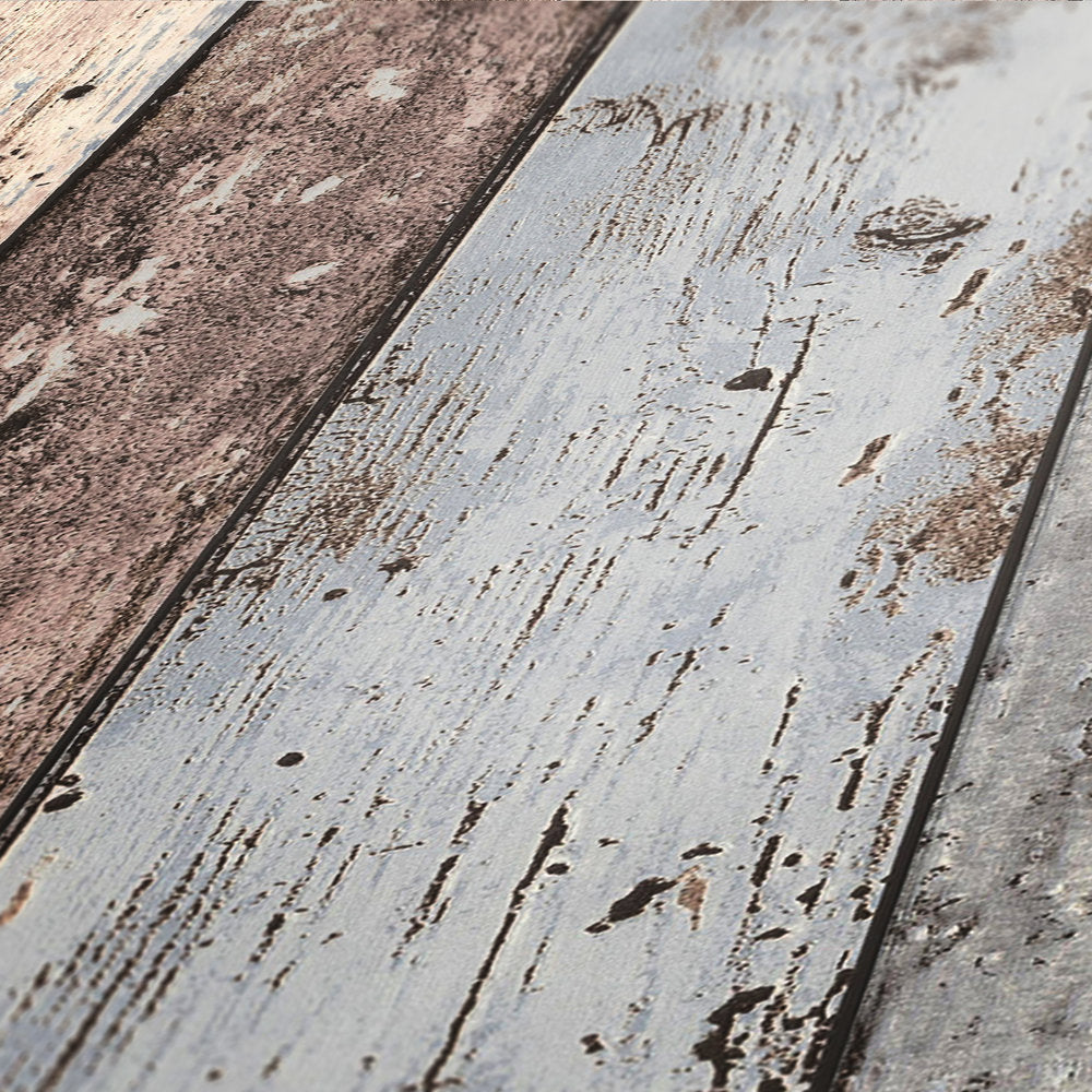 Industrial Elements - Timber Board industrial wallpaper AS Creation    