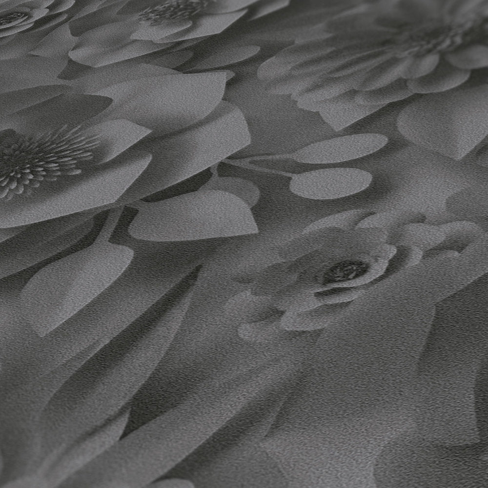Pint Walls -  3D Effect Roses botanical wallpaper AS Creation    