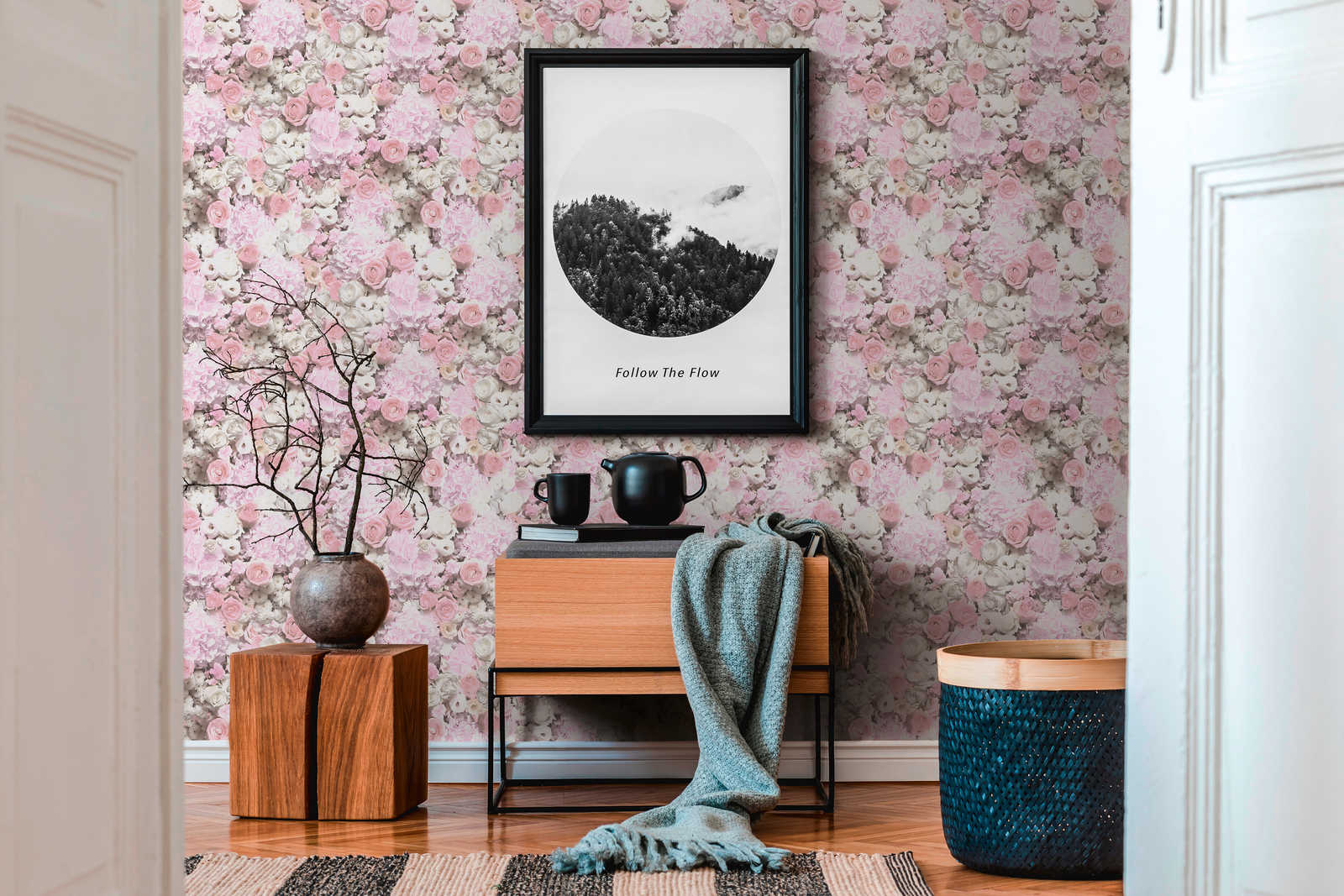 Trendwall 2 - Roses botanical wallpaper AS Creation    