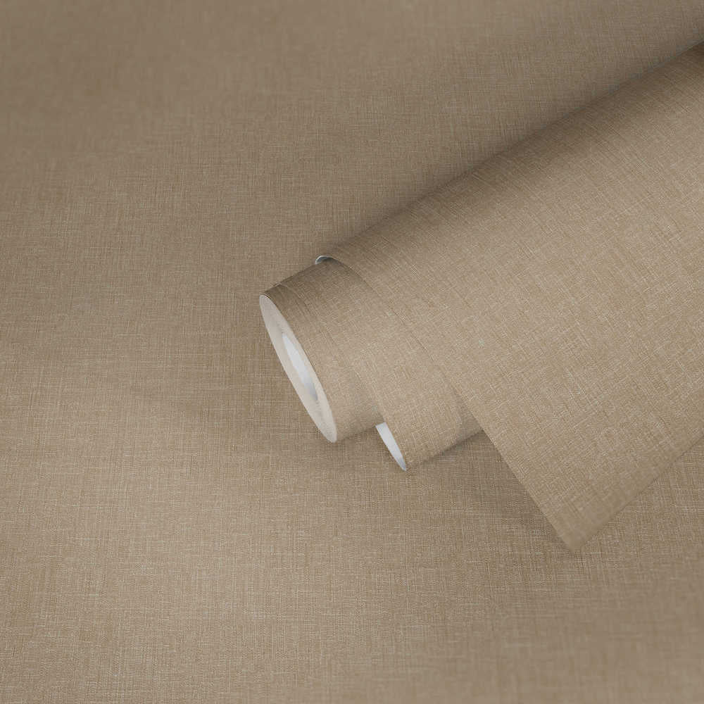 Metropolitan Stories - Linen Fresh plain wallpaper AS Creation    