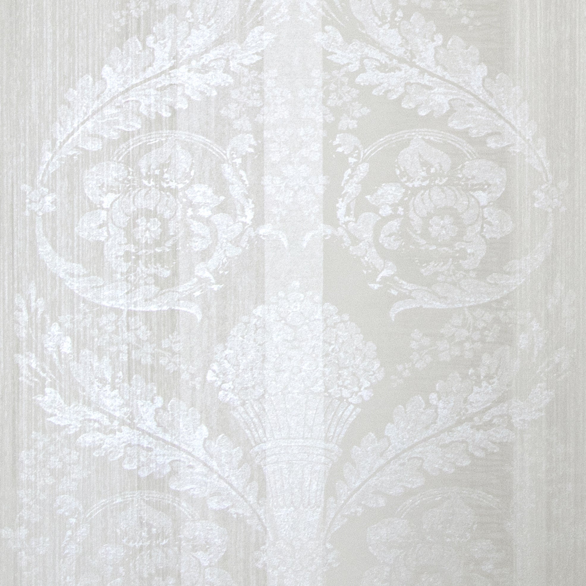Adonea - Nerites damask wallpaper Hohenberger Roll Light Grey  64273
