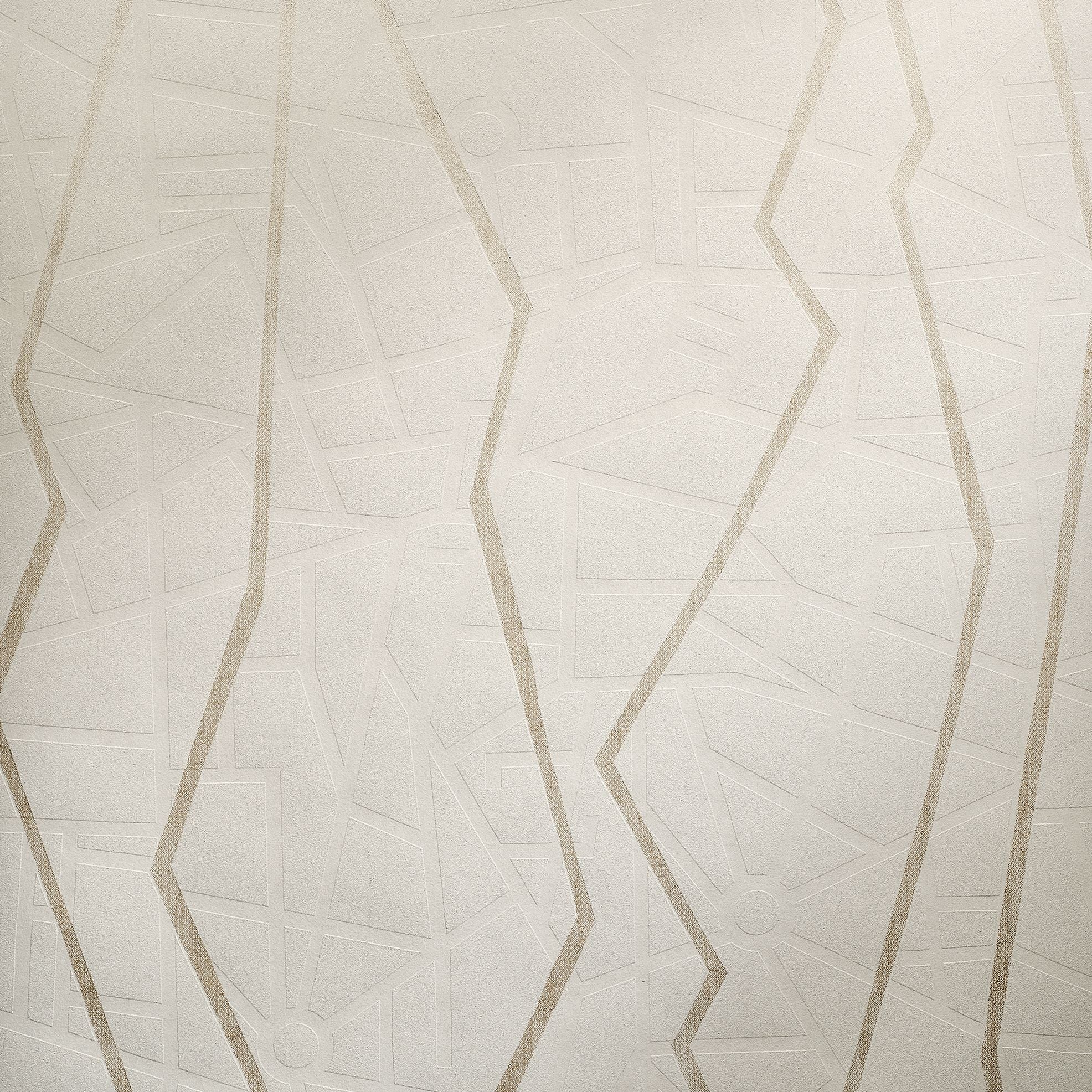 Slow Living - Connection stripe wallpaper Hohenberger Roll Dark Beige  64638