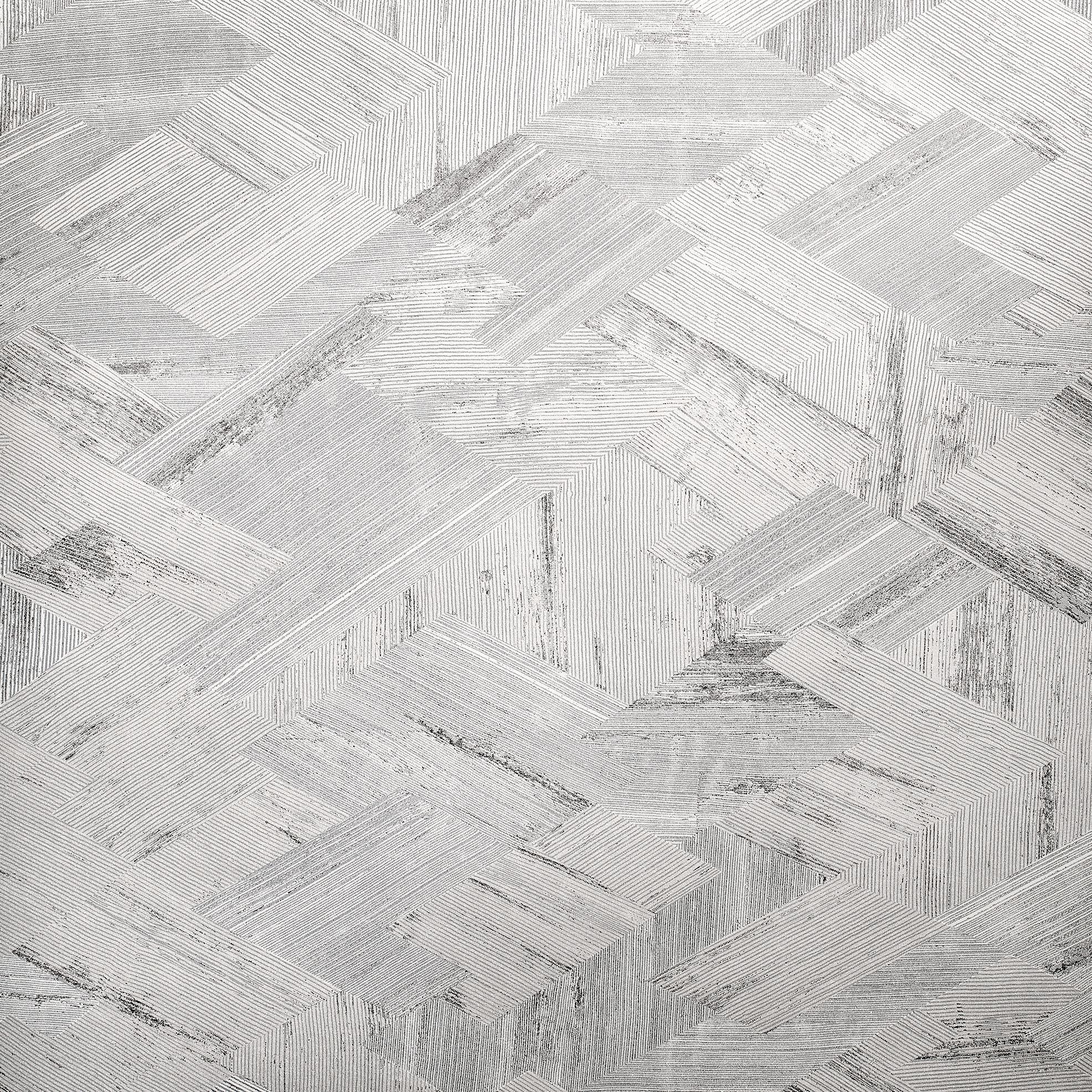 Slow Living - Senses geometric wallpaper Hohenberger Roll Grey  64681