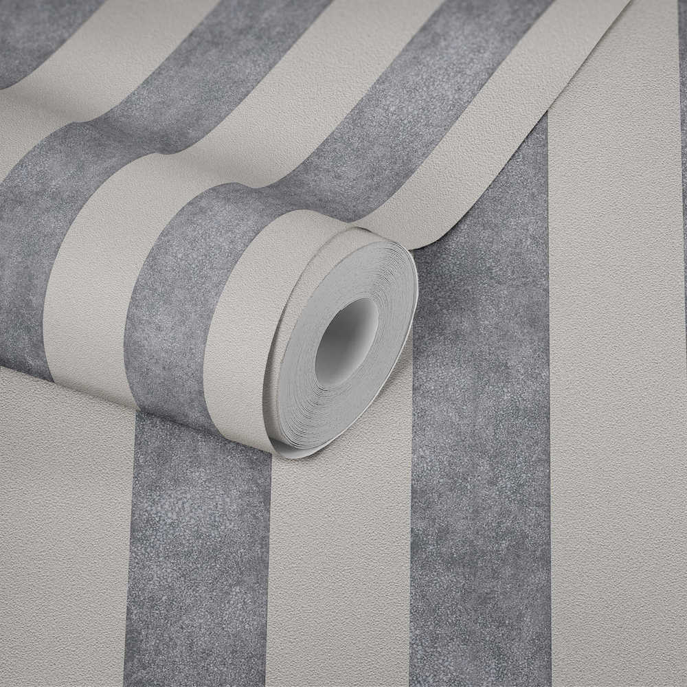 Trendwall - Hamptons Lustrous Stripe stripe wallpaper AS Creation    