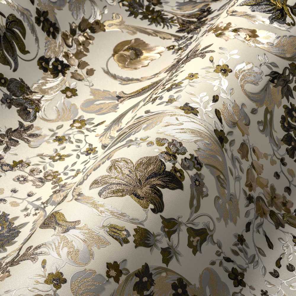 Versace 5 -  Floral Virtus designer wallpaper AS Creation    