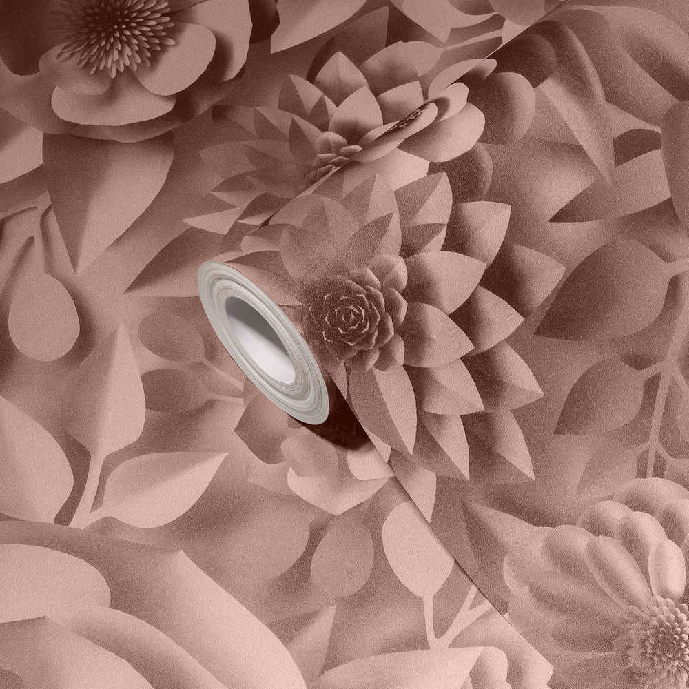 Pint Walls -  3D Effect Roses botanical wallpaper AS Creation    