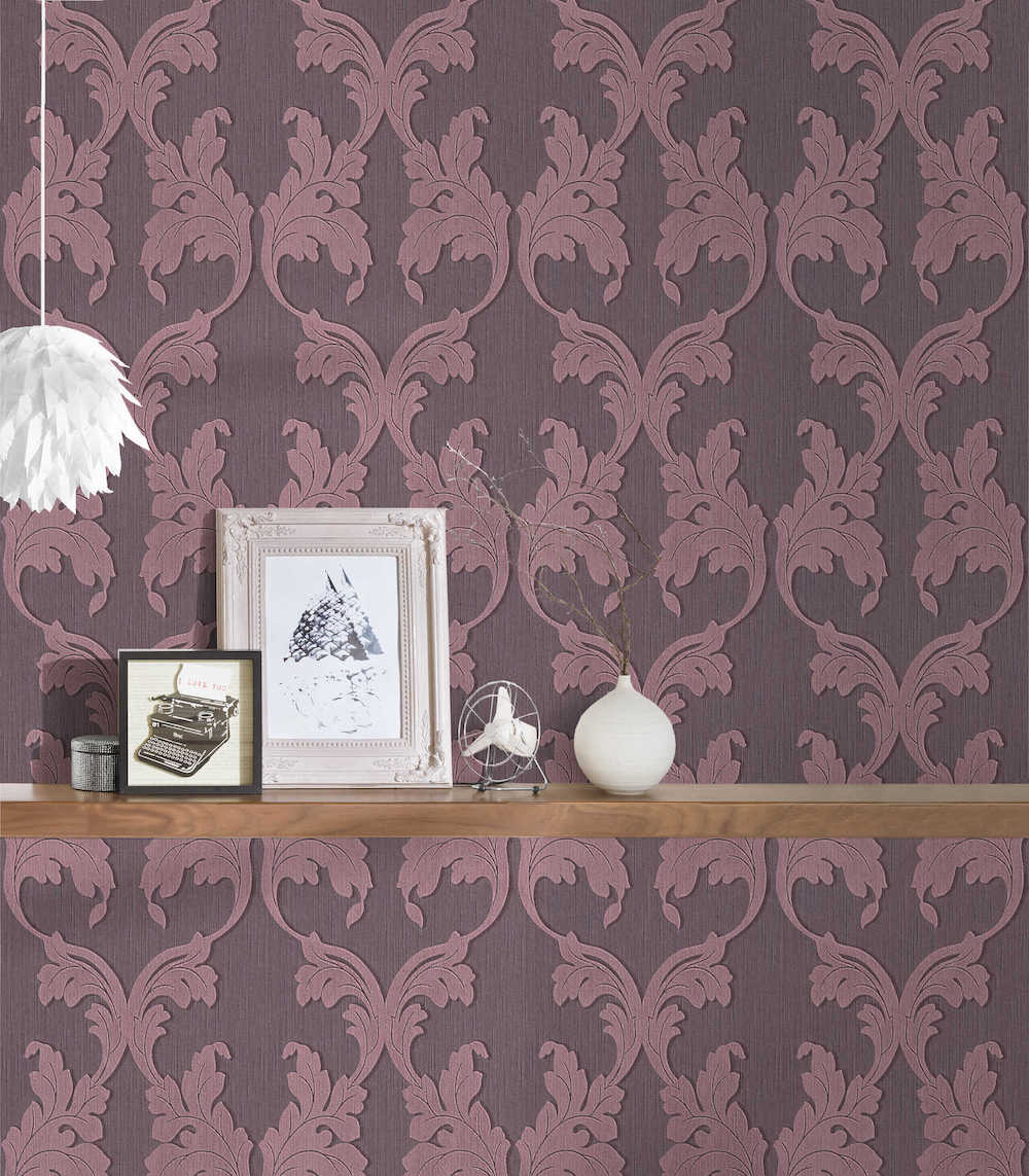 Tessuto - Textured Filigree textile wallpaper AS Creation    