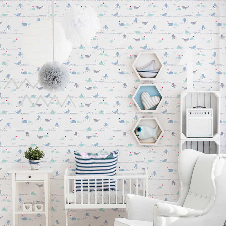 Little Love - Underwater kids wallpaper AS Creation    