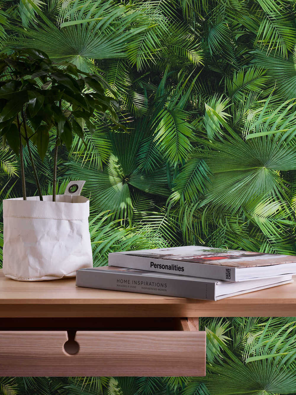 Bude 2.0 - Vibrant Palms botanical wallpaper AS Creation    