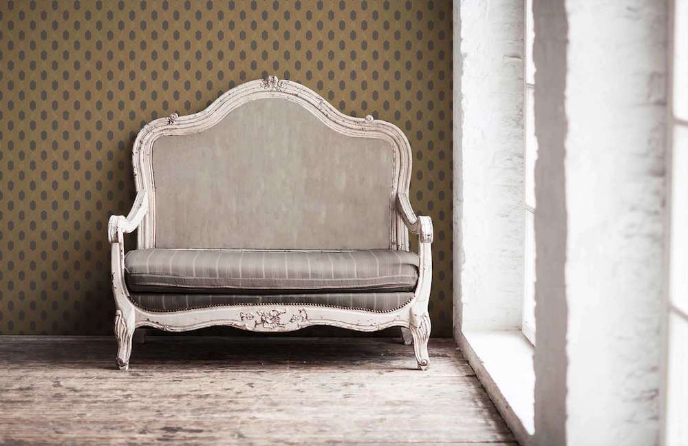 Absolutely Chic - Polka-Diamond Chic geometric wallpaper AS Creation    