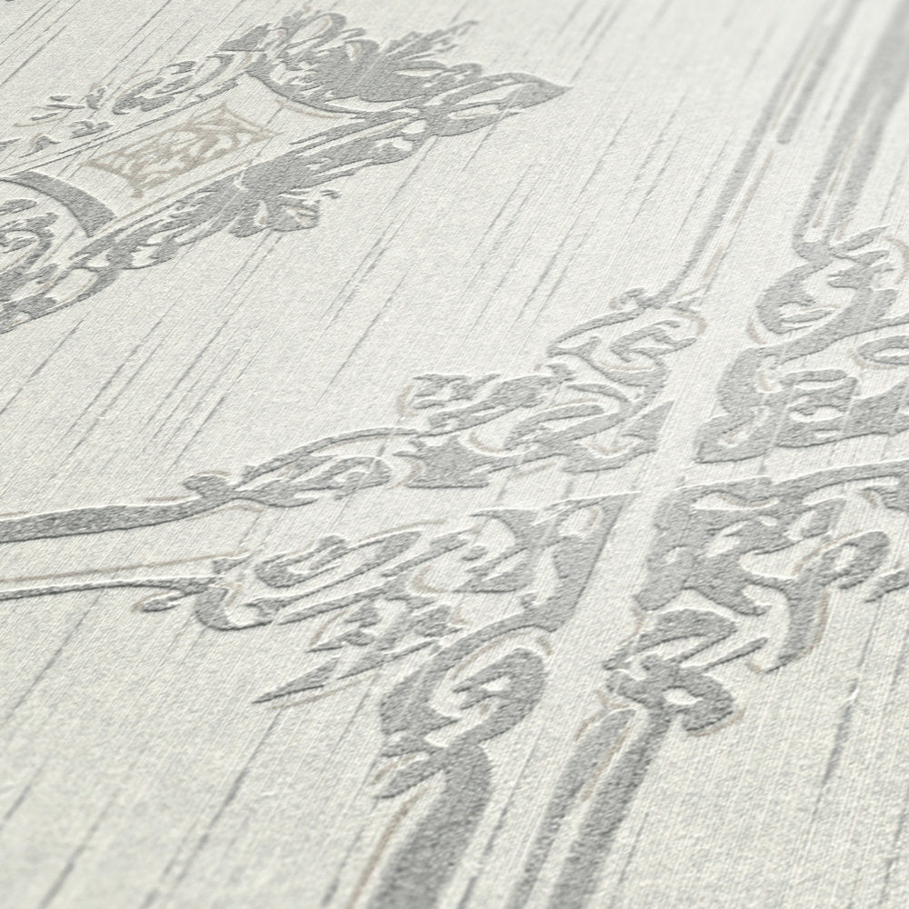 Tessuto 2 - Textural Tiles textile wallpaper AS Creation    