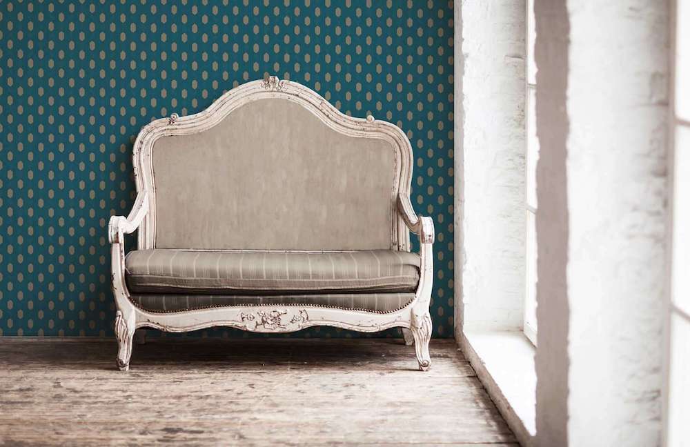Absolutely Chic - Polka-Diamond Chic geometric wallpaper AS Creation    