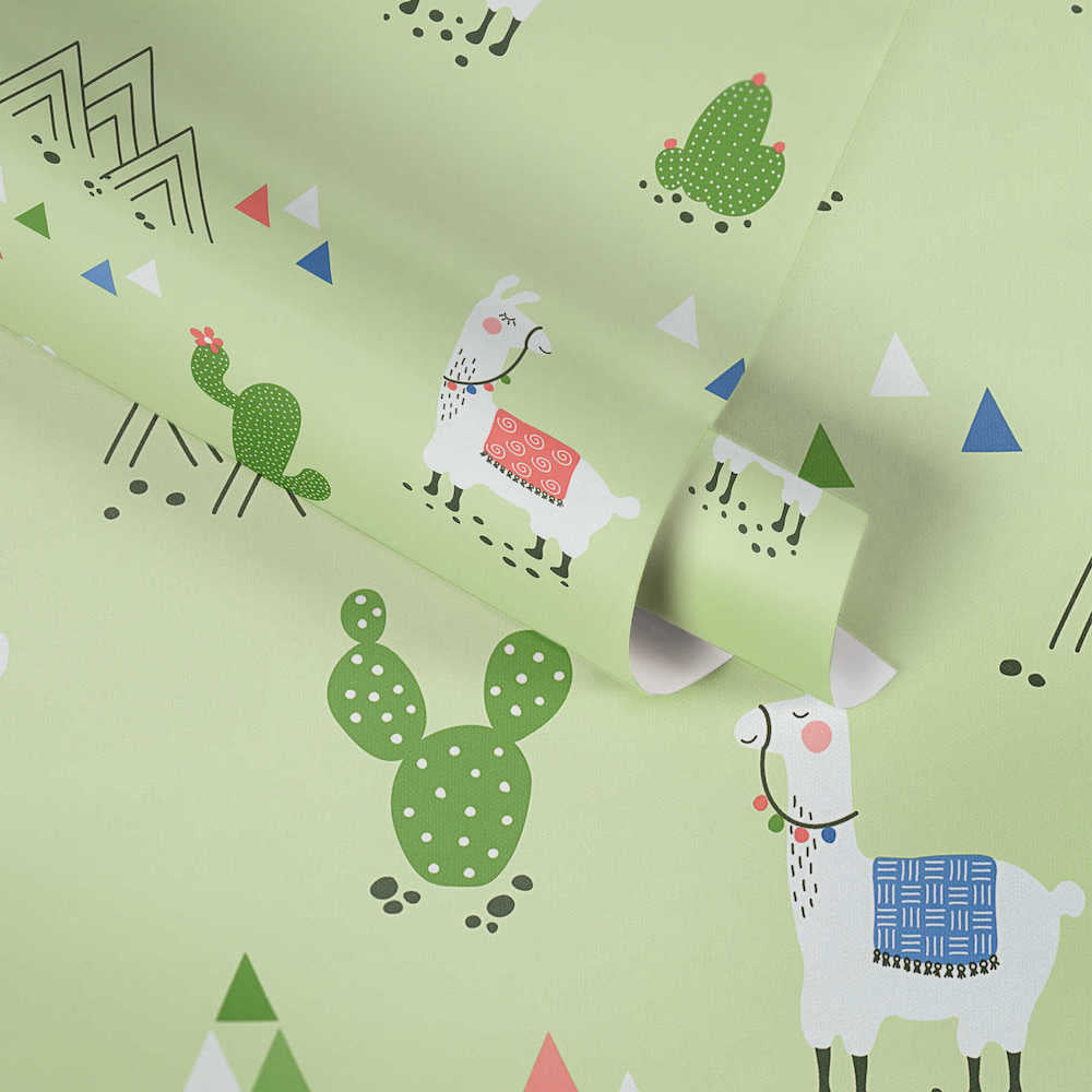 Boys & Girls 6 - Alpaca & Cactus kids wallpaper AS Creation    