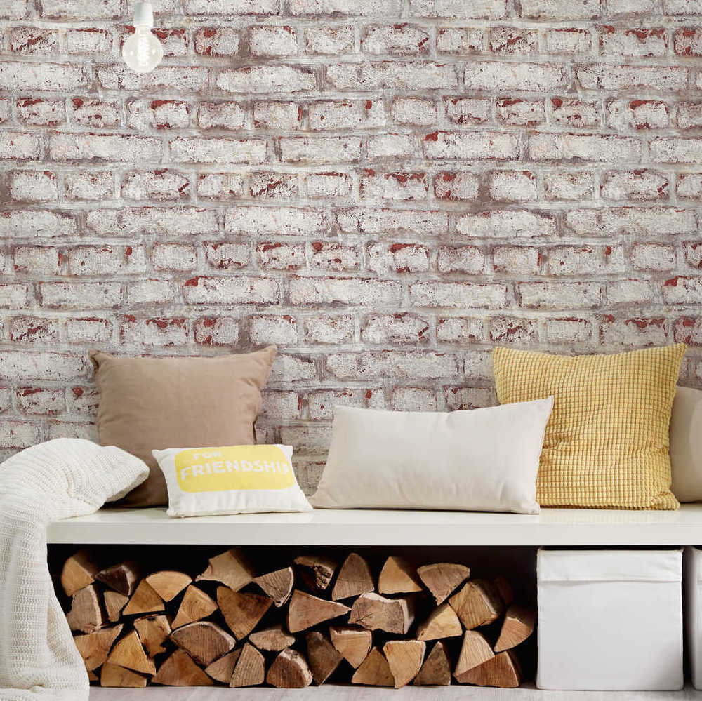 Industrial Elements - Weathered Brick industrial wallpaper AS Creation    