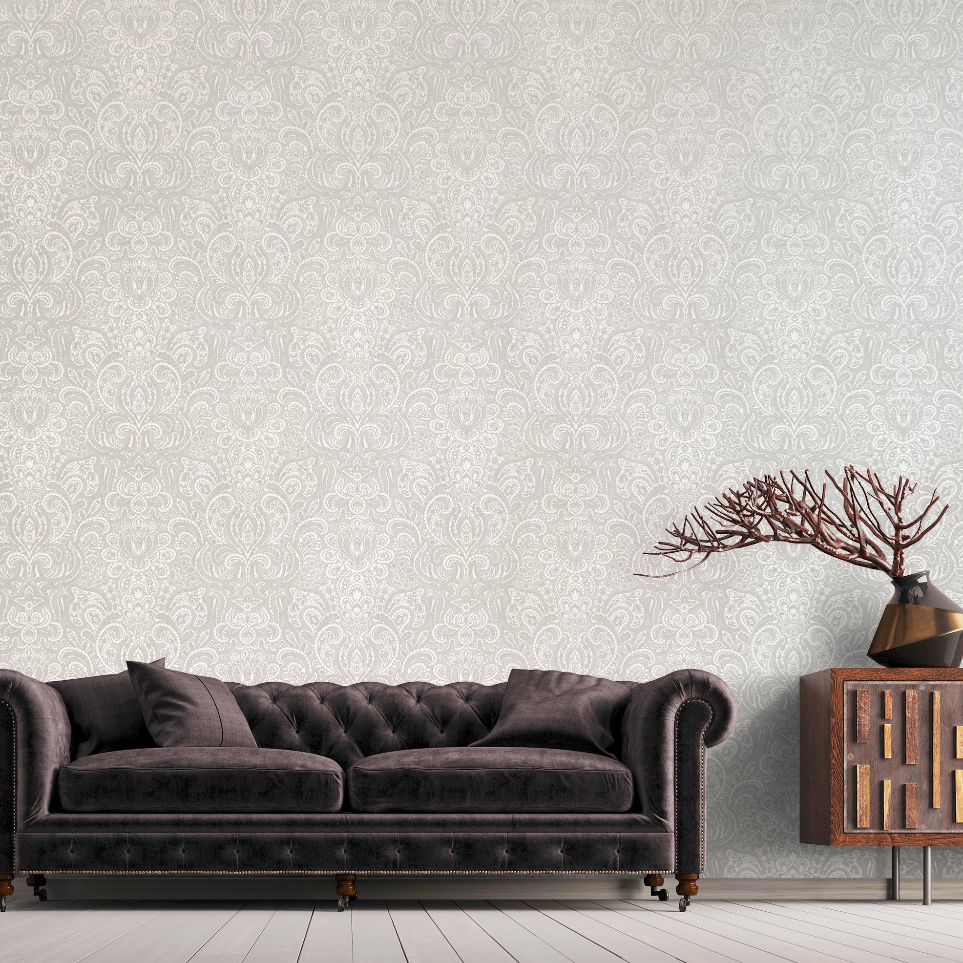 Adonea - Aphrodite Glass Beads damask wallpaper Hohenberger    