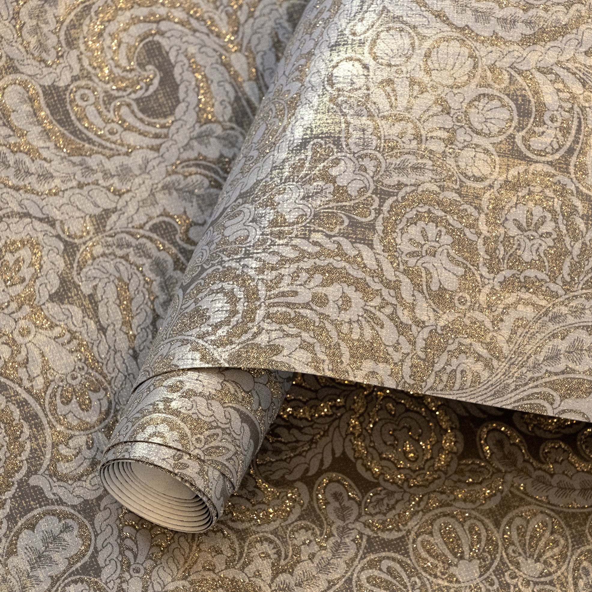 Adonea - Aphrodite Glass Beads damask wallpaper Hohenberger    