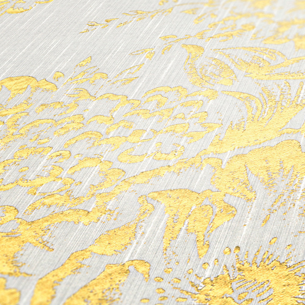 Metallic Silk textile wallpaper AS Creation    