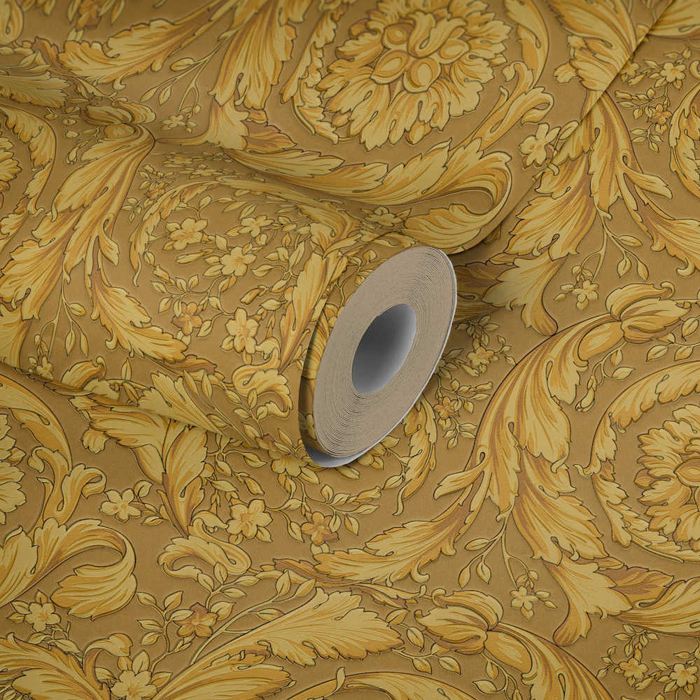 Versace 4-  Classic Floral Swirls designer wallpaper AS Creation    