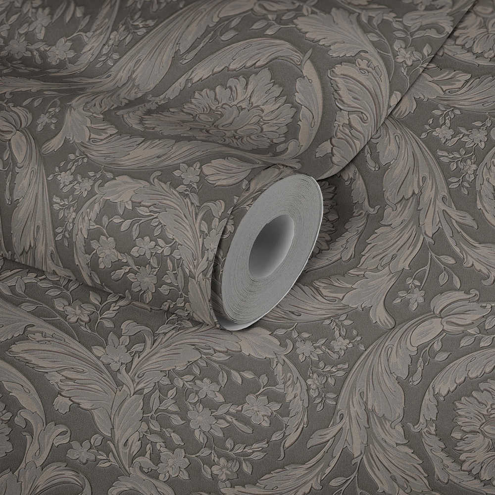 Versace 4-  Classic Floral Swirls designer wallpaper AS Creation    