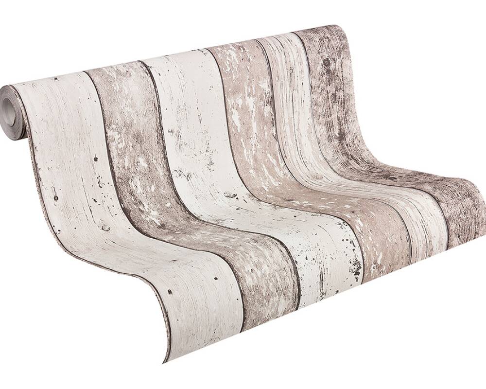Industrial Elements - Timber Board industrial wallpaper AS Creation    