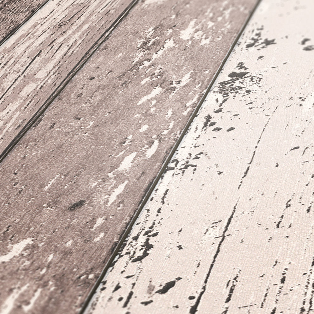 Industrial Elements - Timber Board industrial wallpaper AS Creation    