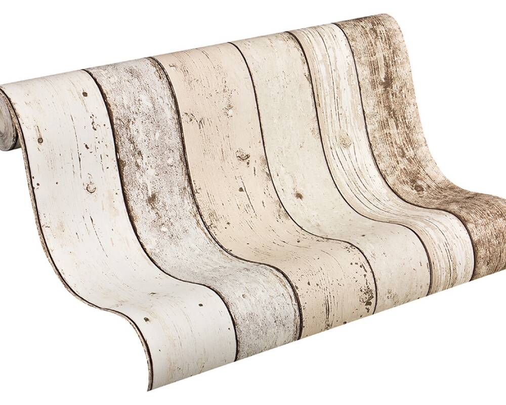 Industrial Elements - Timber Board industrial wallpaper AS Creation    