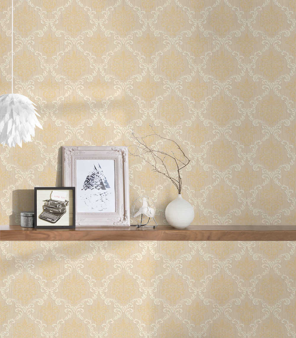 Tessuto - Filigree Trellis textile wallpaper AS Creation    