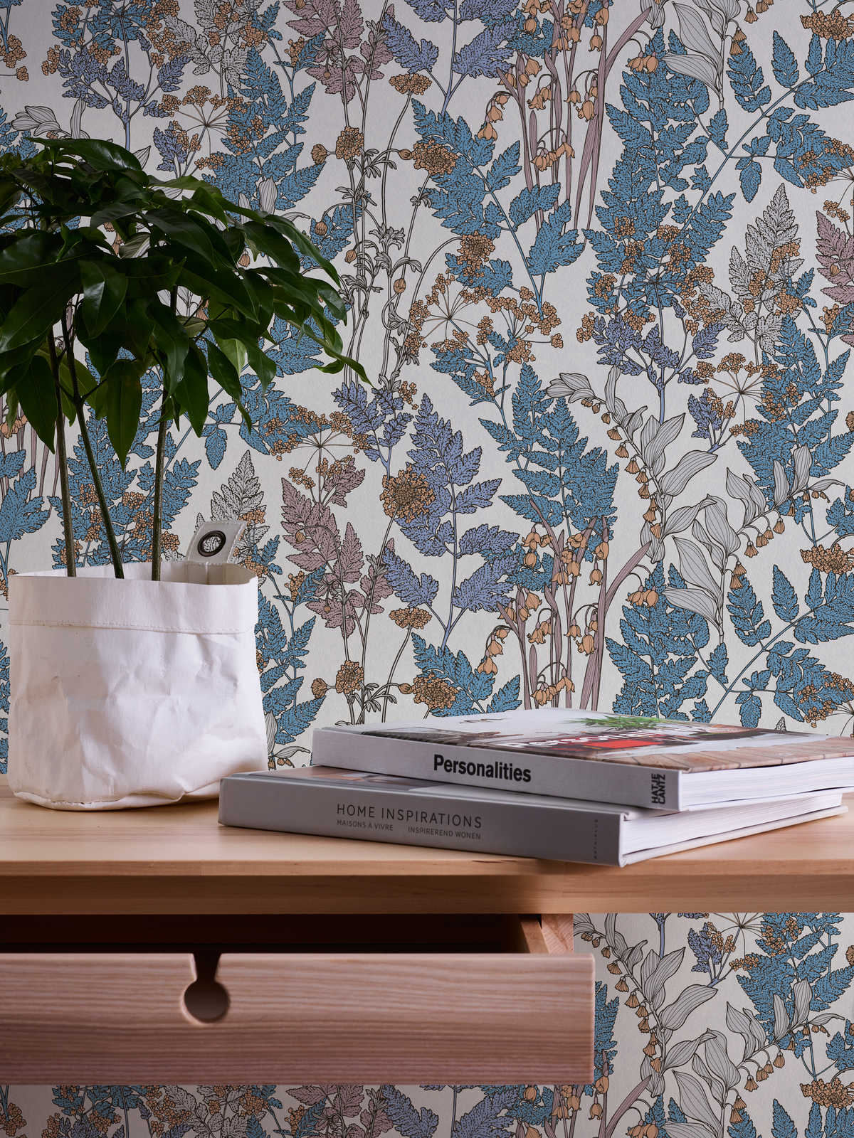 Floral Impression - Florals in the Woods botanical wallpaper AS Creation    