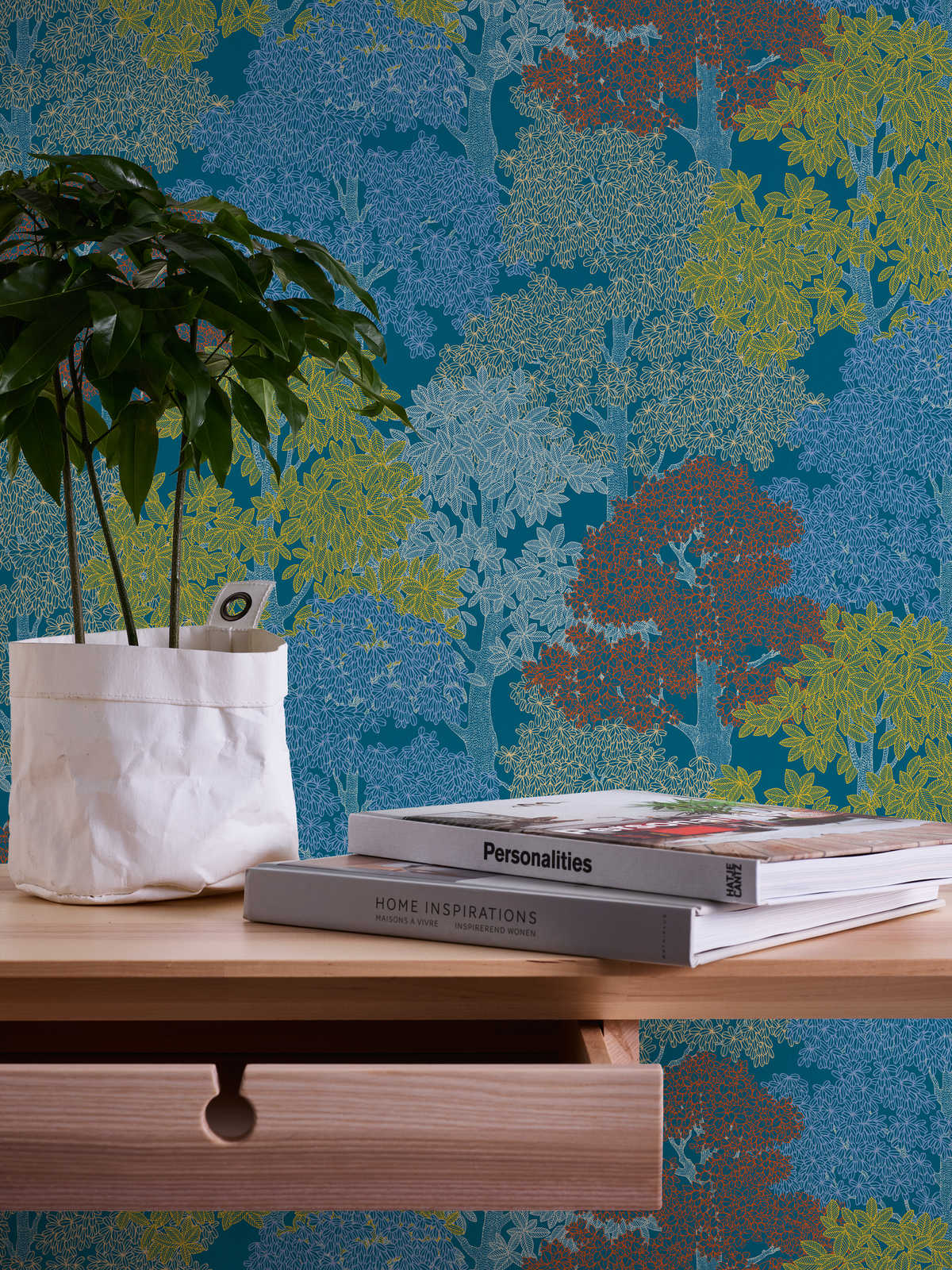 Floral Impression - Whispering Leaves botanical wallpaper AS Creation    
