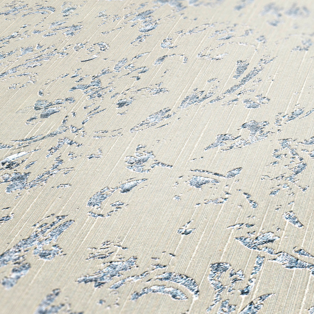 Metallic Silk textile wallpaper AS Creation    