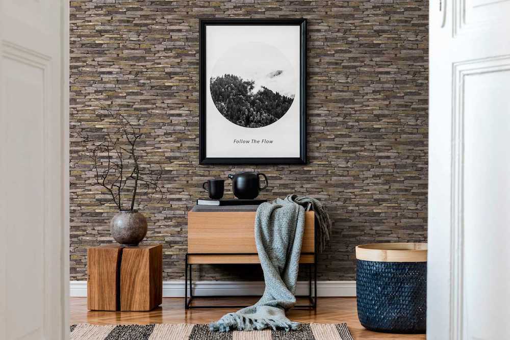 Industrial Elements - Slate Stone industrial wallpaper AS Creation    