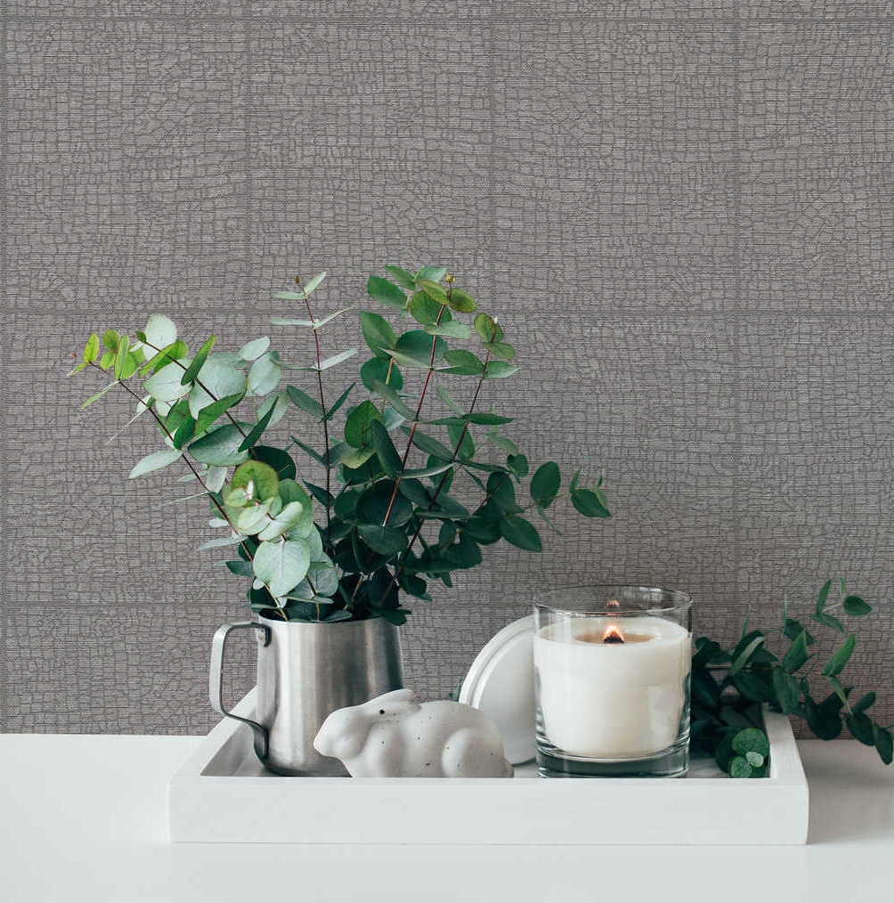 Desert Lodge - Craquele Tiles industrial wallpaper AS Creation    