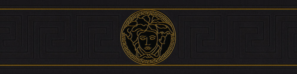Versace 3 - Border only designer wallpaper AS Creation Roll Black  935224