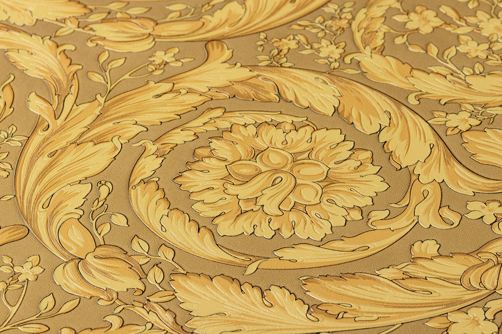 Versace 4-  Classic Floral Swirls designer wallpaper AS Creation    