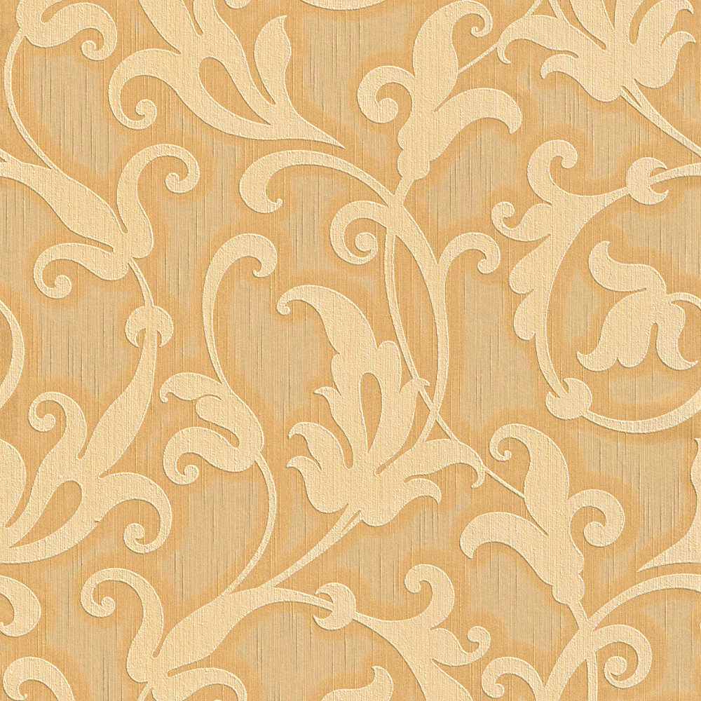 Tessuto - Fancy Filigree textile wallpaper AS Creation Roll Gold  954903