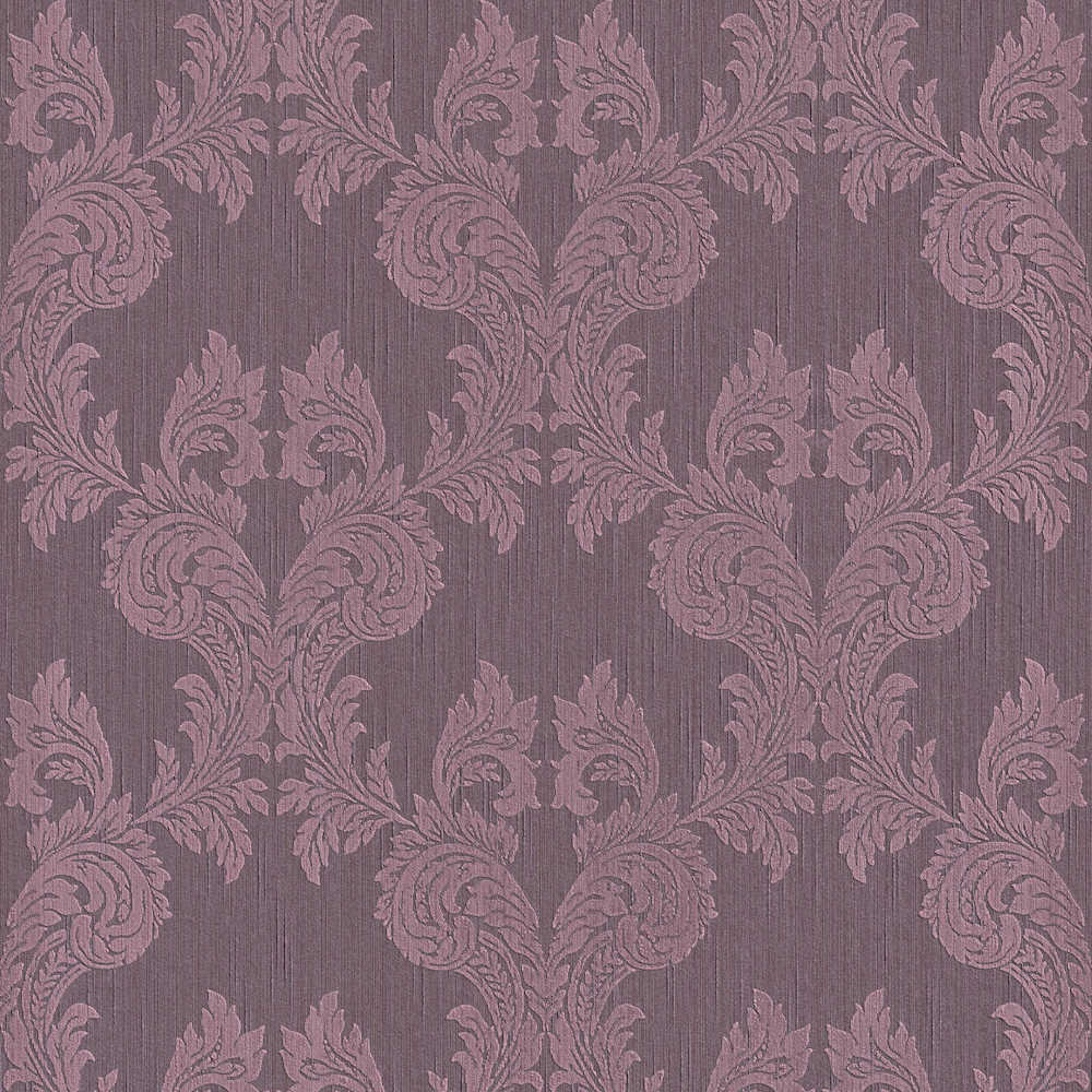 Tessuto - Baroque Texture textile wallpaper AS Creation Roll Purple  956305