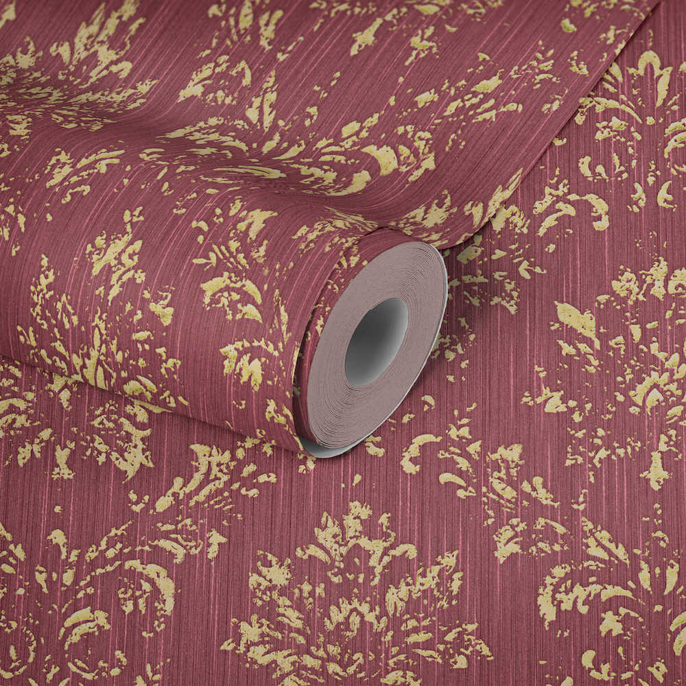 Metallic Silk textile wallpaper AS Creation    