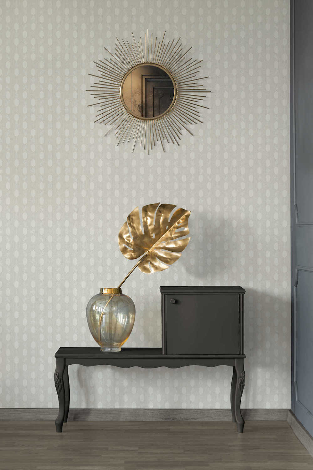 Absolutely Chic - Polka-Diamond Chic geometric wallpaper AS Creation    