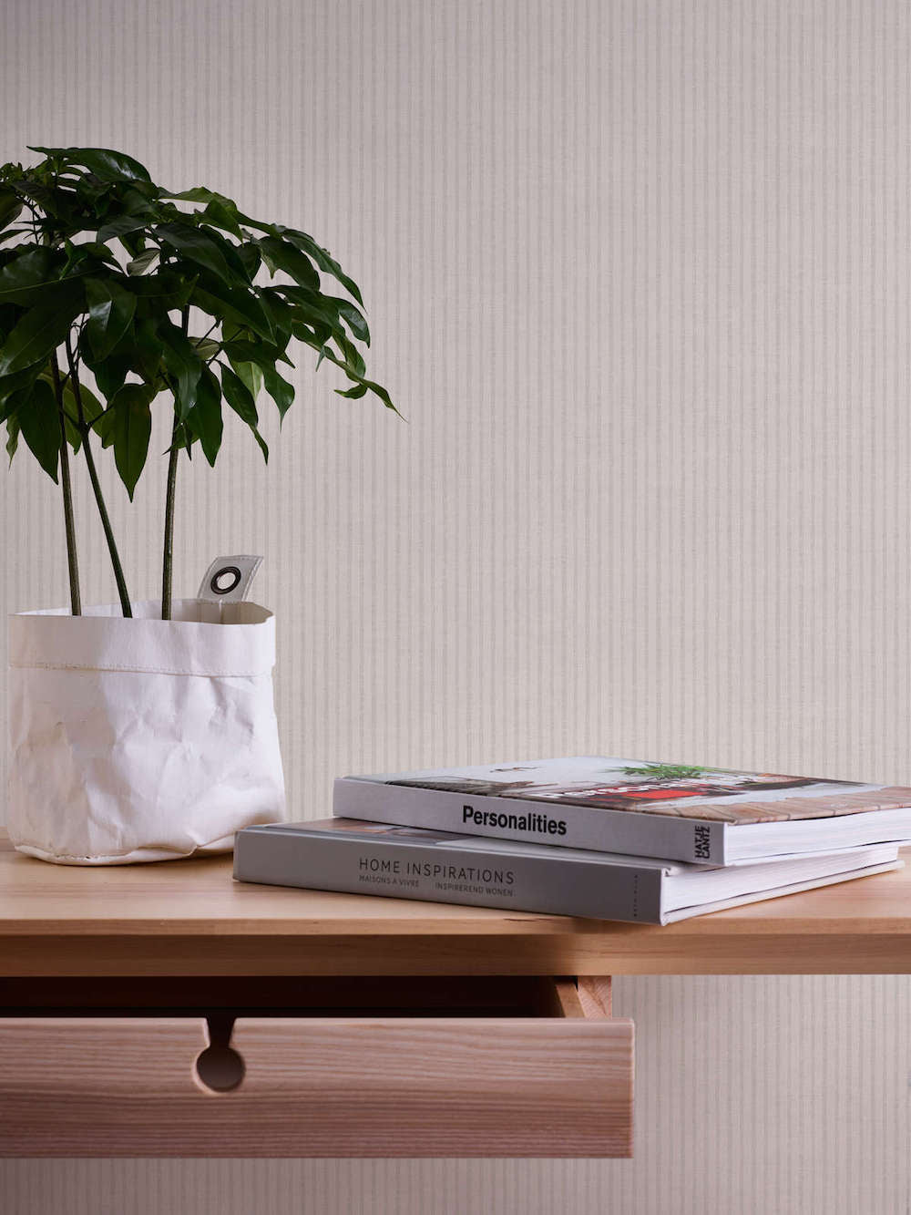 Maison Charme - Vintage Stripe damask wallpaper AS Creation    