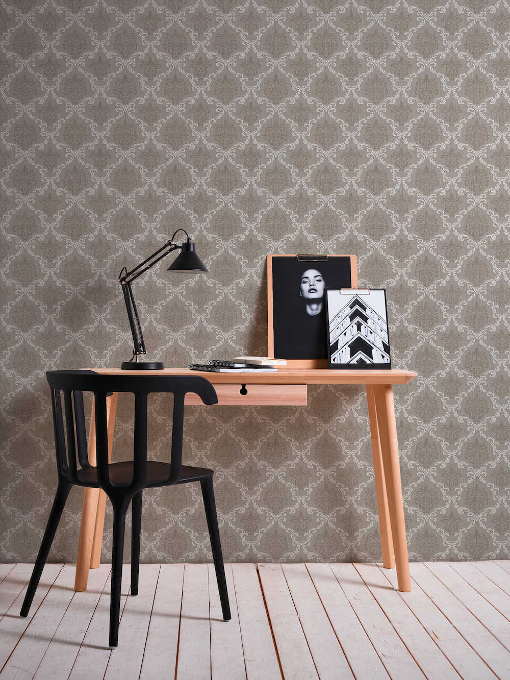 Tessuto - Filigree Trellis textile wallpaper AS Creation    