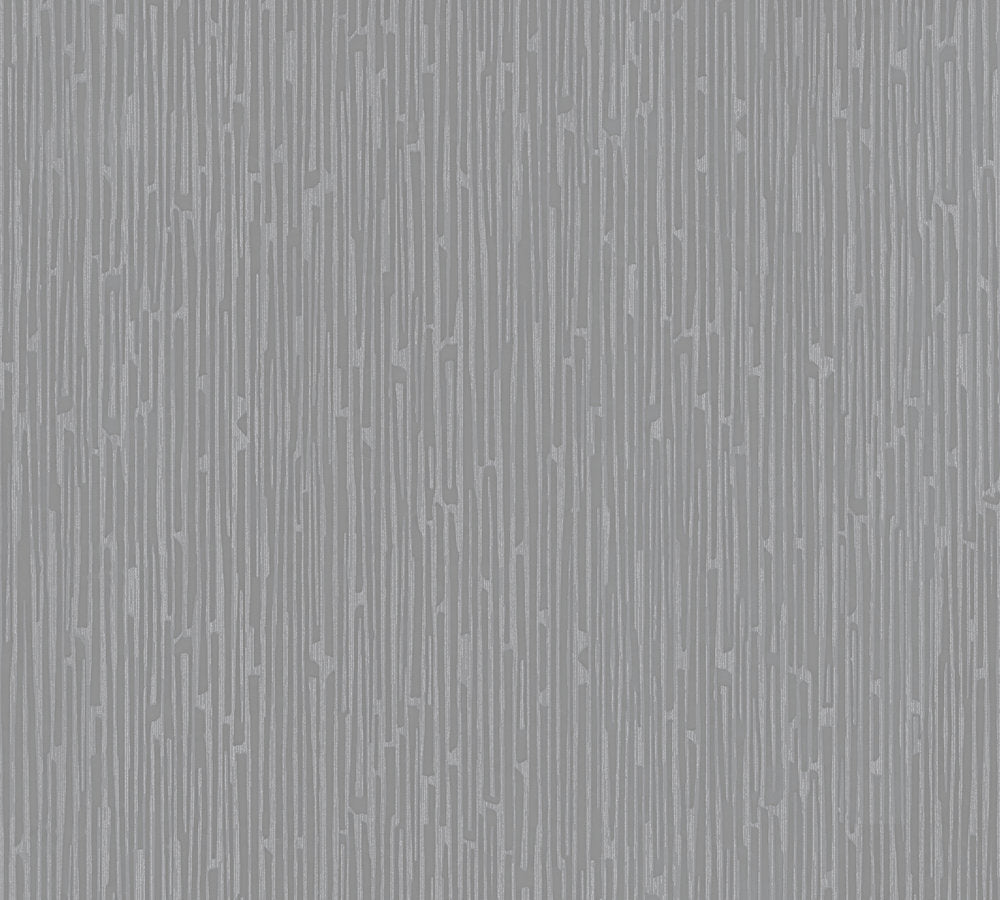 Alpha - Metallic Line bold wallpaper AS Creation Roll Grey  333284