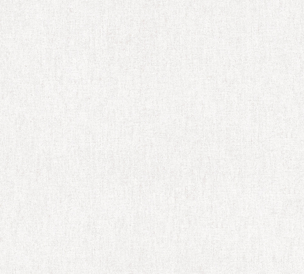 Alpha - Contemporary Linens plain wallpaper AS Creation Roll cream  333747
