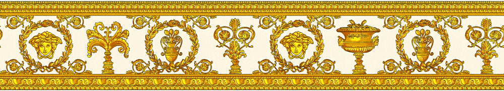 Versace 3 - Border only designer wallpaper AS Creation Roll Gold  343052