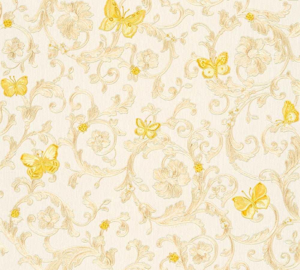 Versace 3 designer wallpaper AS Creation Roll Light Beige  343251