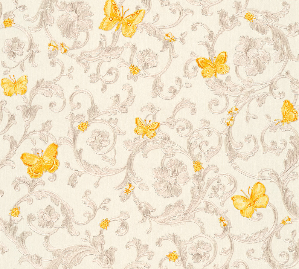 Versace 3 designer wallpaper AS Creation Roll Light Cream  343253