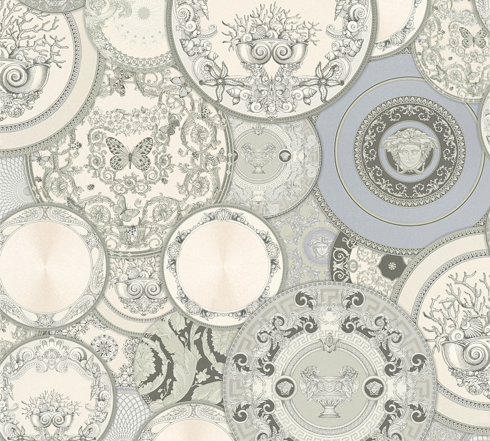 Versace 3 designer wallpaper AS Creation Roll Grey  349013